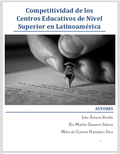 LIBRO: Competitividad de los Centros Educativos de Nivel Superior en Latinoamérica